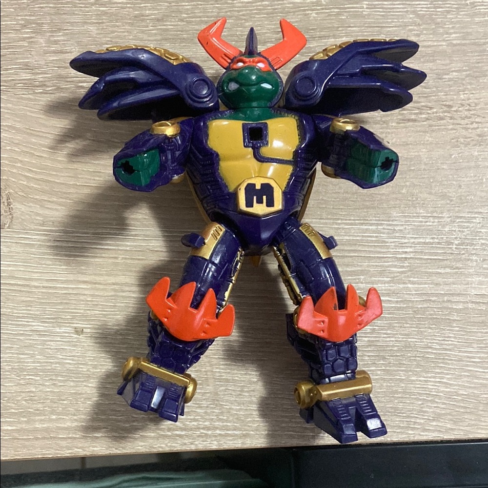 1994 Teenage Mutant Ninja Turtles Cyber Samurai Mike Action Figure TMNT
